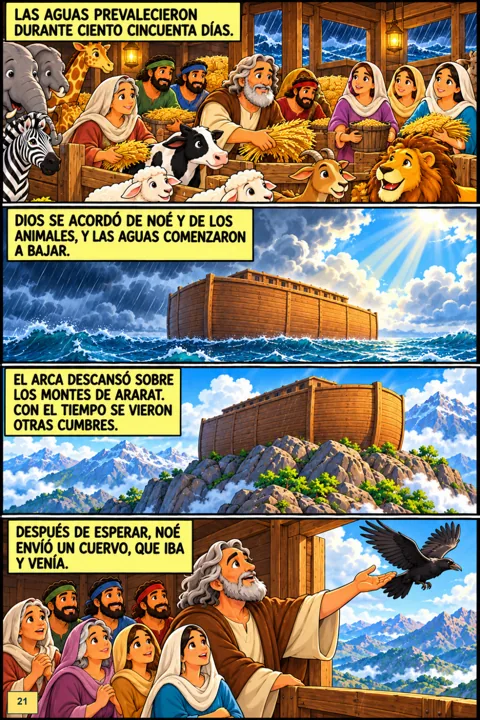 Página 21 del e-book: Noé y el gran arca